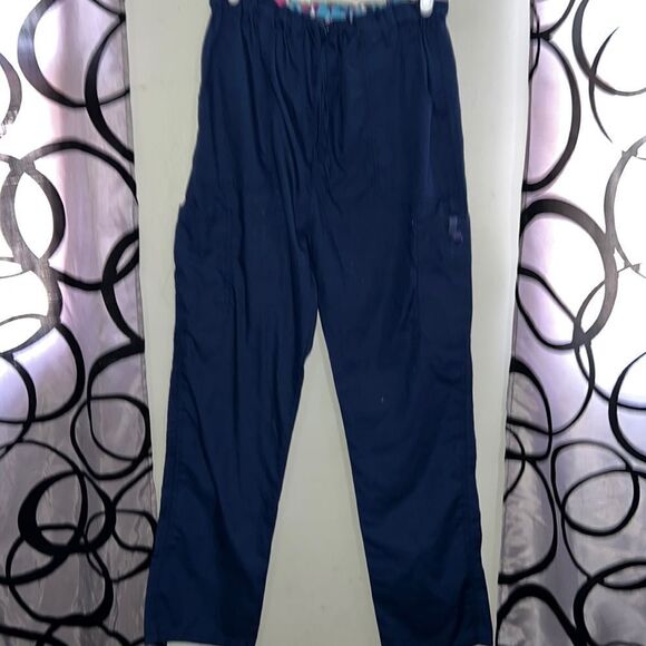 Denice blue scrub pants, size large - Picture 1 of 4